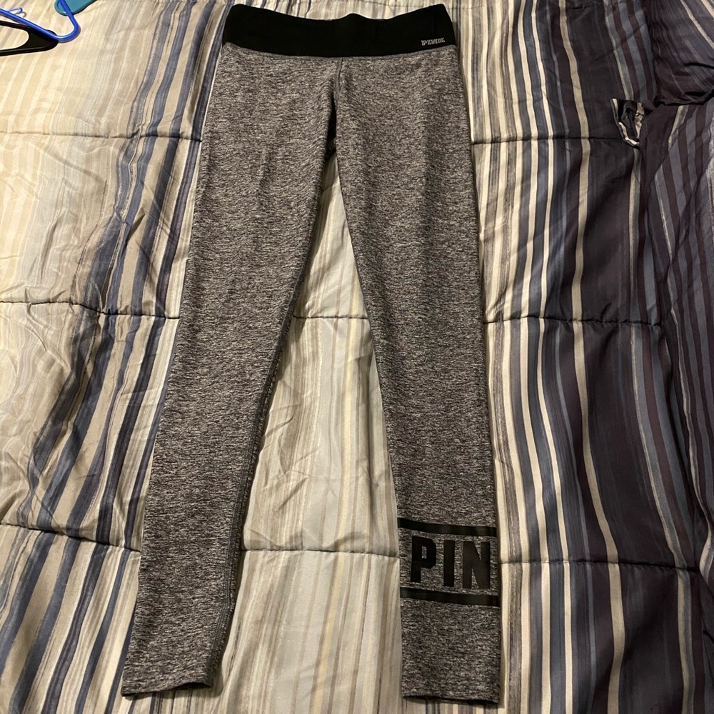 Victoria Secret Pink leggings gray color
